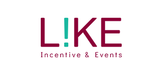 Logo da Like Incentive & Events, do grupo Arbo.